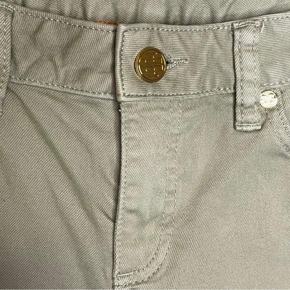 Tory Burch Alexa Cropped Skinny Jeans in Green Size 26 - Picture 3 of 16
